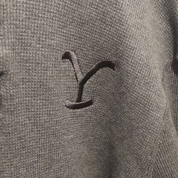 Schaefer Outfitters Mens Long Sleeve Button Up Henley Shirt Joe Rogan Fort Worth - Picture 2 of 6